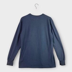 Vertical Sport Mens Long Sleeve Shirt Size‎ Large Athletic Thermal Navy Blue